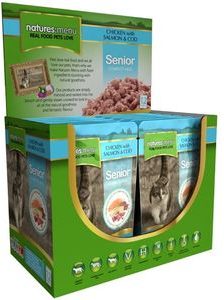 Natures Menu - kapsička pro starší kočky s kuřetem, treskou a lososem 12 x 100 g Natures Menu - kapsička pro starší kočky s kuřetem, treskou a lososem 12 x 100 g