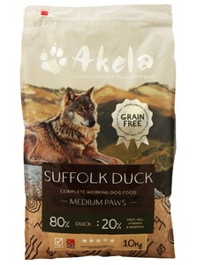 Akela 80/20 Suffolk Duck Grain Free 10 kg Akela 80/20 Suffolk Duck Grain Free 10 kg