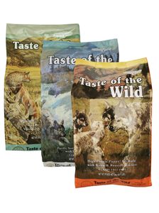 Taste of the Wild High Prairie Puppy + Pacific Stream Puppy + Appalachian Valley 3 x 2 kg Taste of the Wild High Prairie Puppy + Pacific Stream Puppy + Appalachian Valley 3 x 2 kg